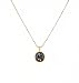 Necklace - N165 - Swarovski (tm) Crystal Drop (10mm / 3/8") ~ Blk Diamond (Gray / Grey)