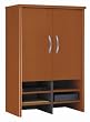 30 Inch 2-Door Hutch Auburn Maple with Graphite Gray Finish By Bush Furniture