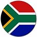 South Africa Flag Round Mouse Pad