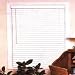 Faux Wood Blinds, 27"W x 64"H White