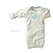 Babysoy Illustrated Organic Bundler Newborn Gown (0-3 Months, Octopus)