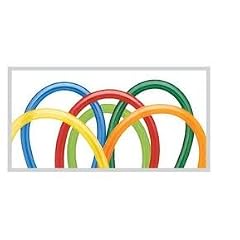 100 Modellierballons 260Q, Qualatex, CARNIVAL bunt sortiert