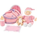 Tiny Tresures 11" Pink Doll Playset