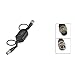 Gino BNC Male to Female Coaxial Video Ground Loop Isolator - Black