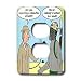 Londons Times Funny Society Cartoons - Gas Mask Use in Iraq - Light Switch Covers - 2 plug outlet cover