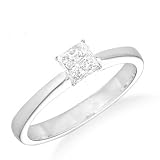 0.25 Carat VS2 - GIA Certified Diamond Solitaire Engagement Ring on 14k White Gold