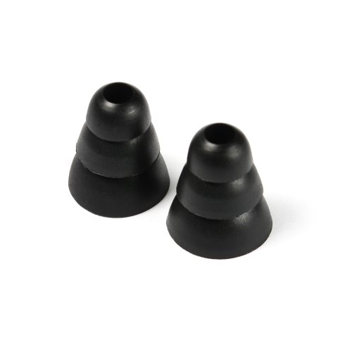ITIS 10 Replacement Earbud tips Ear Gel for Monster Beats, iBeats,Tour, Urbeats se, Urbeats, Powerbeats （Not for PowerBeats 2 Wireless）, HeartBeats, Diddybeats In-Ear Headphones With ITIS Headphone Cable Cord Clip (BLACK, Triple Flange Large)