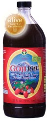 Goji 100 100% Pure Juice by Genesis Today - 32oz Glass Bottle - 30,000mg per 1oz Serving