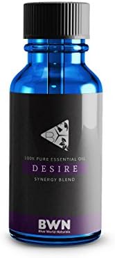 Desire (15 ML) Synery Blend - Quality 100% Pure Essential Oil Blend - Premium Therapeutic Grade Oil by Blue World Naturals