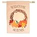 Fall Wreath Welcome Banner