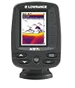New Lowrance X67C Transom Mount Fishfinder 256 Color Sonar Performer White LED Backlighting Bright