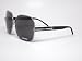 ICEBERG SUNGLASSES DESIGNER FASHION AUTHENTIC WOMENS PALLADIUM SHINY BLACK FRAME|SMOKE LENS IC590 01
