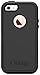 OtterBox Defender Series Case for iPhone 5/5s/SE - Retail Packaging - Black (Renewed)