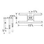Music City Metals 10502-70201 Stainless Steel Burner Replacement for Select Thermos Gas Grill Models