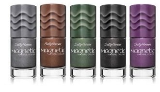 Variety pack of 5 Sally Hansen Magnetic nail color