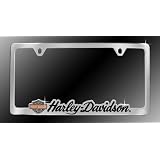 Buy Harley Davidson Chrome Car License Plate Frame - Harley-Davidson Script with... by Harley-Davidson