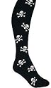 Adult Pirate Print Tights with Skull and Cross Bones - One Size