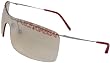 Dolce & Gabbana D&G Sunglasses, 442/S E45, Silver Frame/ Grey Lenses/ Silver Flash
