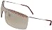 Dolce & Gabbana D&G Sunglasses, 442/S E45, Silver Frame/ Grey Lenses/ Silver Flash