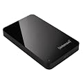Intenso Memory Station 320GB externe Festplatte (6,4 cm (2,5 Zoll), USB-Y Kabel) schwarz