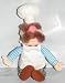 Disney Muppets 3-d Swedish Chef Plush Doll New W Tags