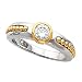 18K Gold and Platinum Diamond Engagement Ring - 0.50 Ct., 0.75 Ct. or 1.00 Ct.