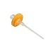 Millipore SLHVX13TL PVDF Hydrophilic Millex-HV Non-Sterile Syringe Filter Unit with Tubing Outlet, 0.45 Micron, 13mm Diameter, Yellow (Pack of 100)