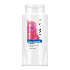 Pantene Pro-V Curly Hair Series Dry to Moisturized Shampoo, 25.4-Ounce Bottles (Pack of 3)
