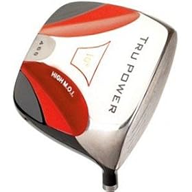 Tru Power 460 Square Titanium Driver, RH 10º Men's R-Flex Graphite Shafted