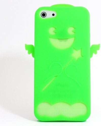 mobee | iPhone 5 Case | Angel Silicone Case , Green ( Japanese Import )