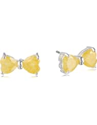Betsey Johnson "Color Me Betsey" Yellow Bow Stud Earrings