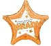 Orange Congrats Grad Graduation Star 19