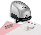 Electronics : Rexel Polaris 1420 Electric Stapler and Punch 2-Hole Combo Capacity 14x 80gsm Silver-Black Ref 2101179