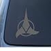 KLINGON - Star Trek - Car, Truck, Notebook, Vinyl Decal Sticker #1130 | Vinyl Color: Silver