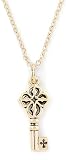 22k Gold Plated Antique Cross Key Pendant by Bob Siemon, 18