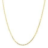 14k Yellow Gold Mariner Link Chain Necklace - 16