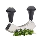 Kitchen Craft Stainless Steel Double Hachoir 14cm- gift boxed  from Kitchen Craft