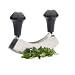 Kitchen & Housewares : Kitchen Craft Stainless Steel Double Hachoir 14cm- gift boxed