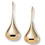 14k/Sterling Silver Drop-Kiss Earrings