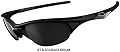 Oakley Half Jacket Asian Fit Sport Performance Racewear Sunglasses - Color: Jet Black/Black Iridium