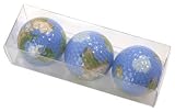 Globe Earth Designed Golf Balls - 3 balls in a box