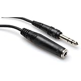 Hosa HPE-325 1/4 inch TRS to 1/4 inch TRS Headphone Extension Cable, 25 feet