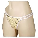 Mopas Sexy Sequins Spider G String Thong Panties with Rhinestone Jewel At Back(lp7329t)