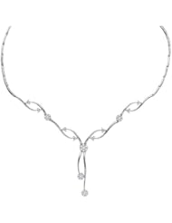 1.50CT-DIA FLOWER NECKLACE