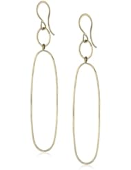 Melissa Joy Manning 14 Karat Gold Elliptical Dangle Earrings