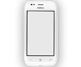 Nokia Lumia 710 Oberschale und Touch Einheit Weiß