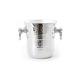 Mauviel Hammered Aluminum Round Ice Bucket