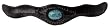 Genuine Leather Bracelet - Length: 6.5" - Width: 30 mm Dark Brown