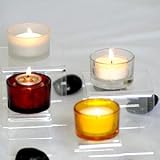 Frosted Glass Round Tealight (1 Dozen)