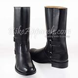 Phoenix 12 Inches Calf High Motorcycle Women Lady Leather Rally Boots